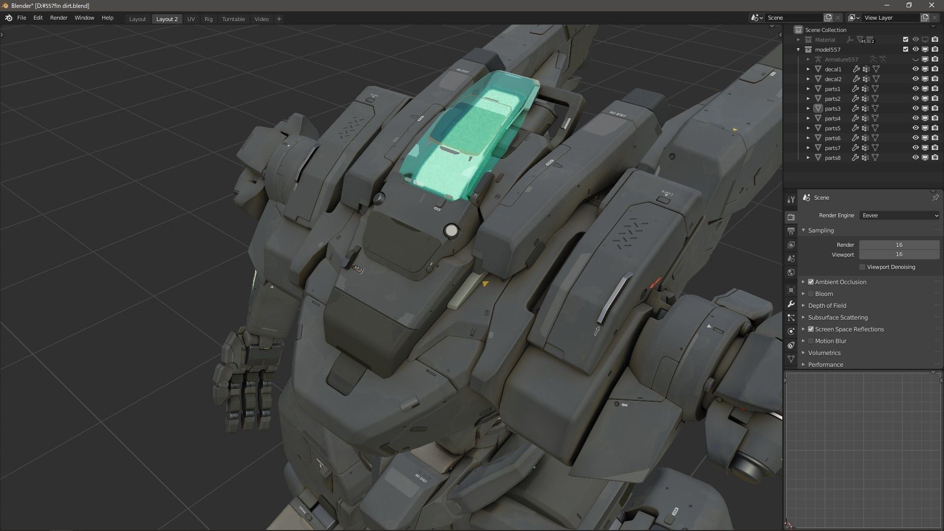 scifi-robot-model557 3D model_4