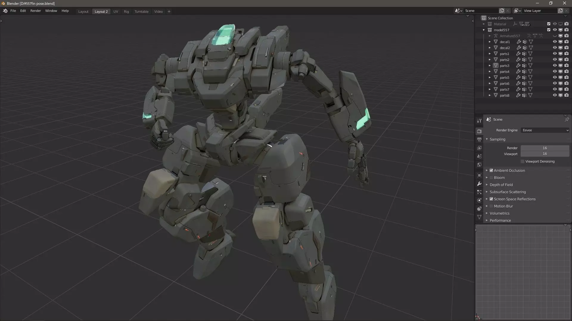 scifi-robot-model557 3D model_0