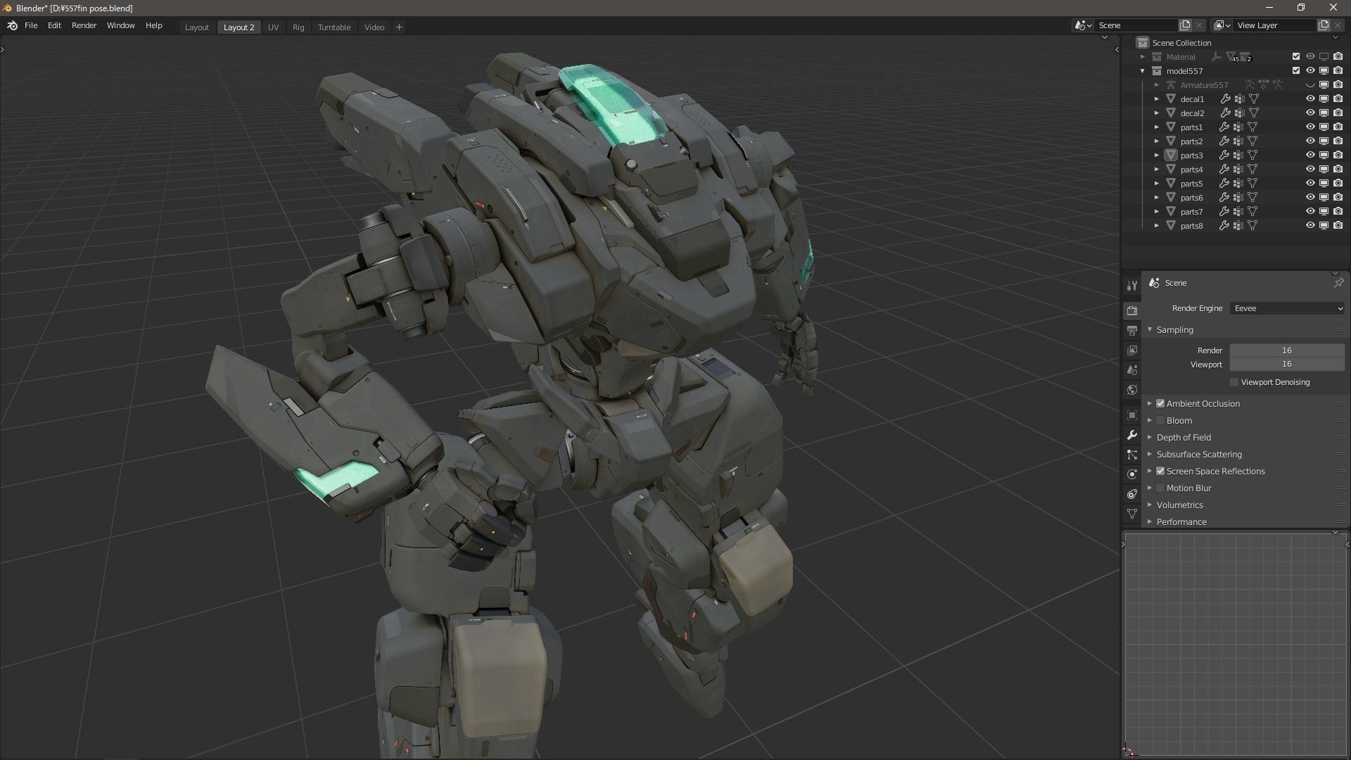 scifi-robot-model557 3D model_1