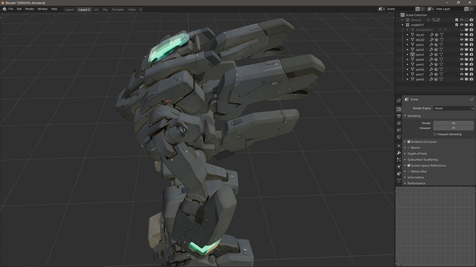 scifi-robot-model557 3D model_6