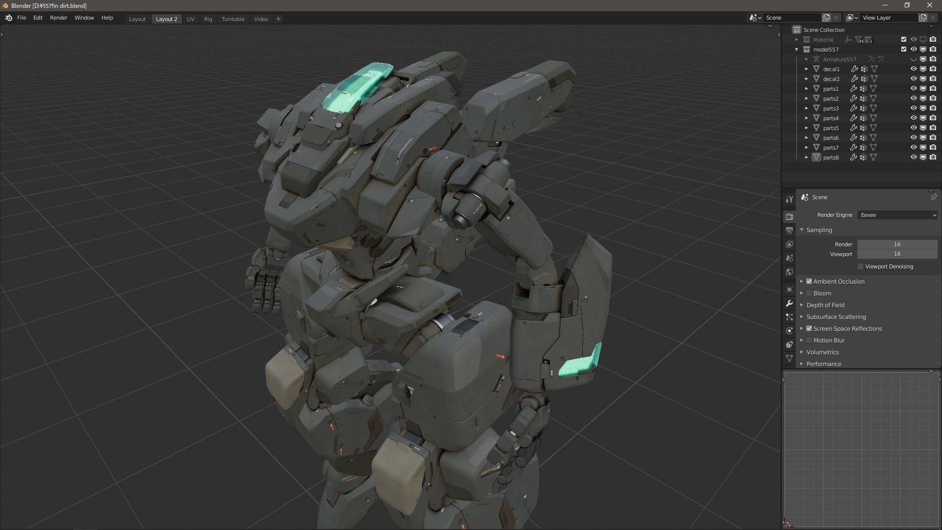 scifi-robot-model557 3D model_3