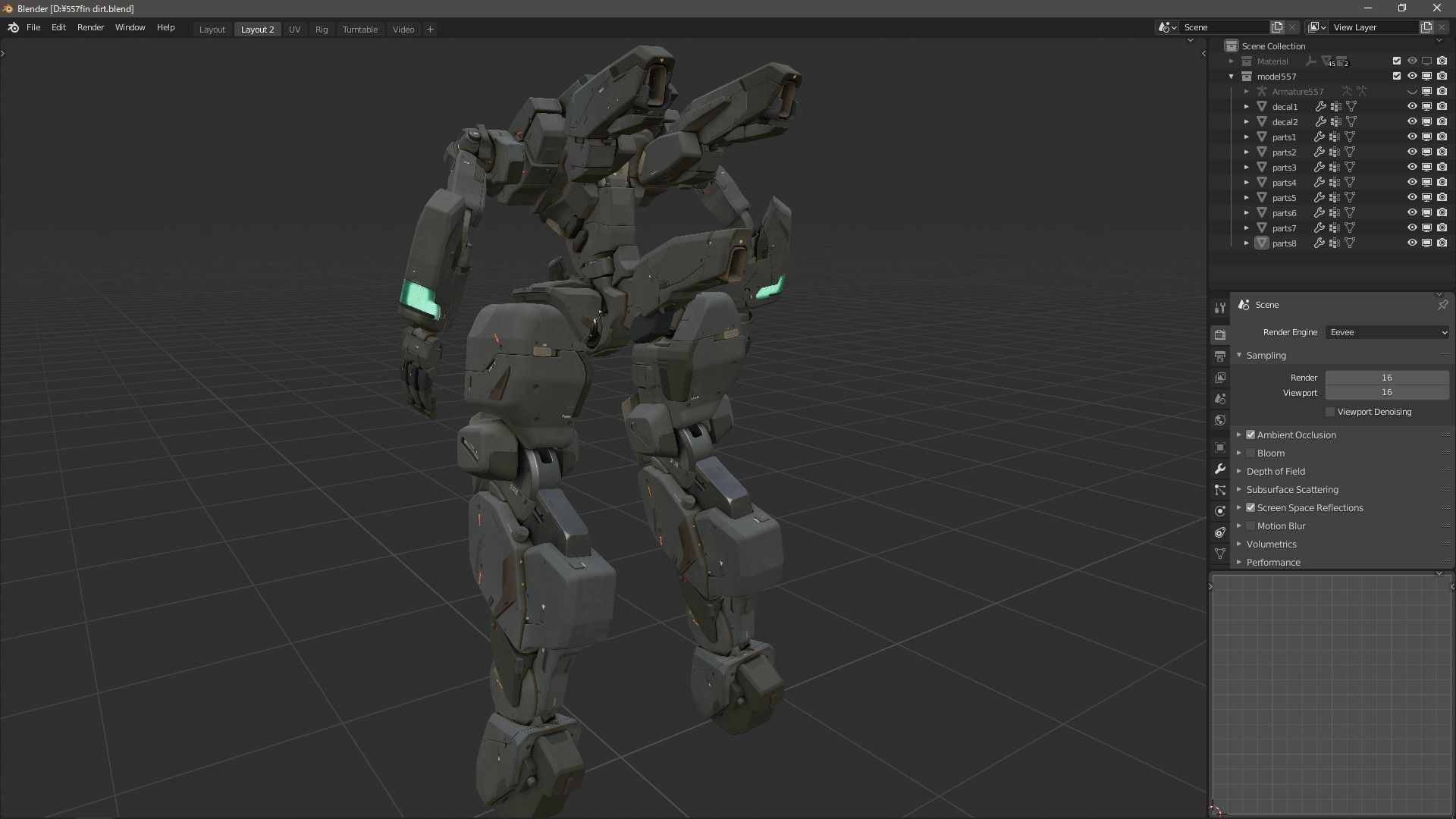 scifi-robot-model557 3D model_5