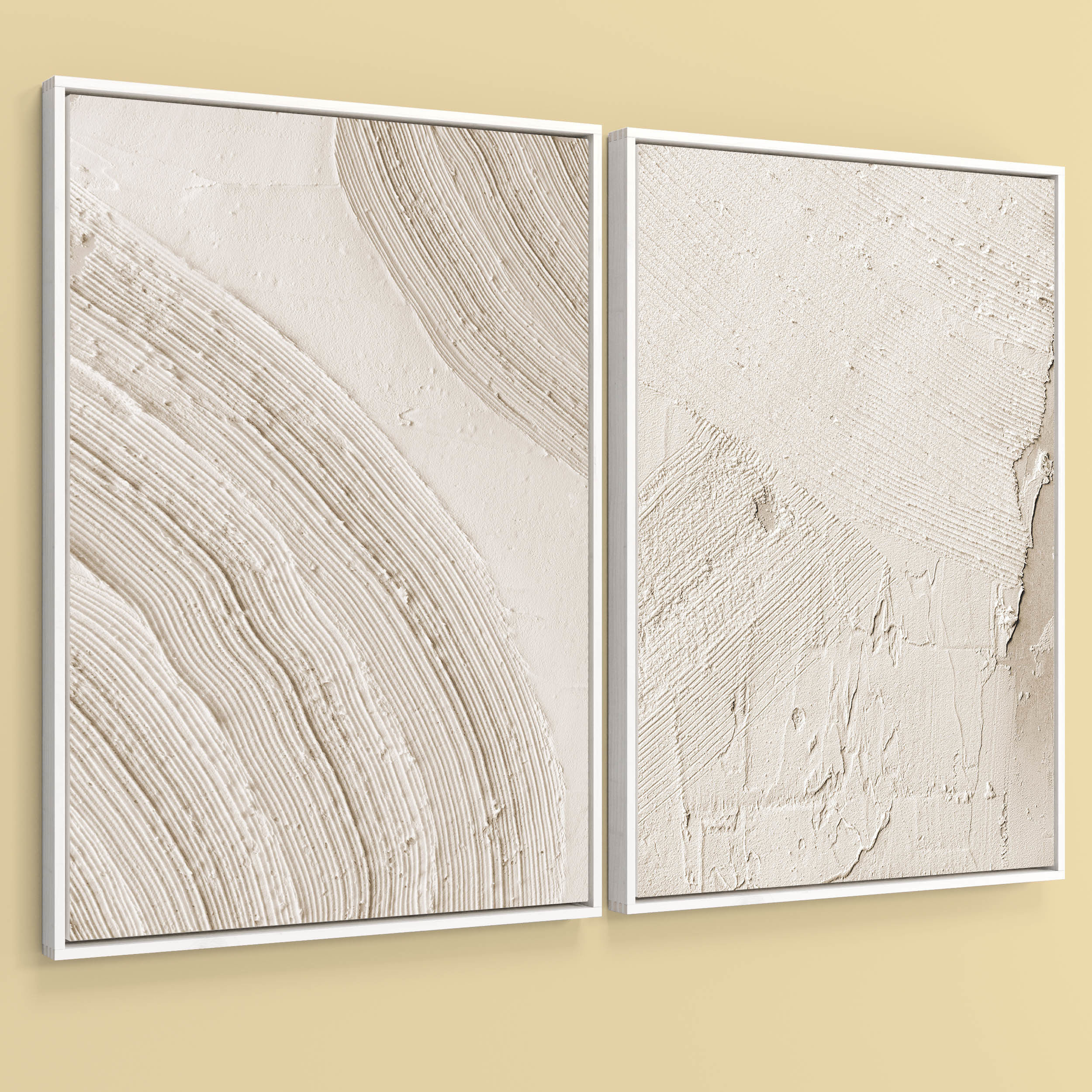 Plaster Two Frame 22 Low-poly 3D model_5