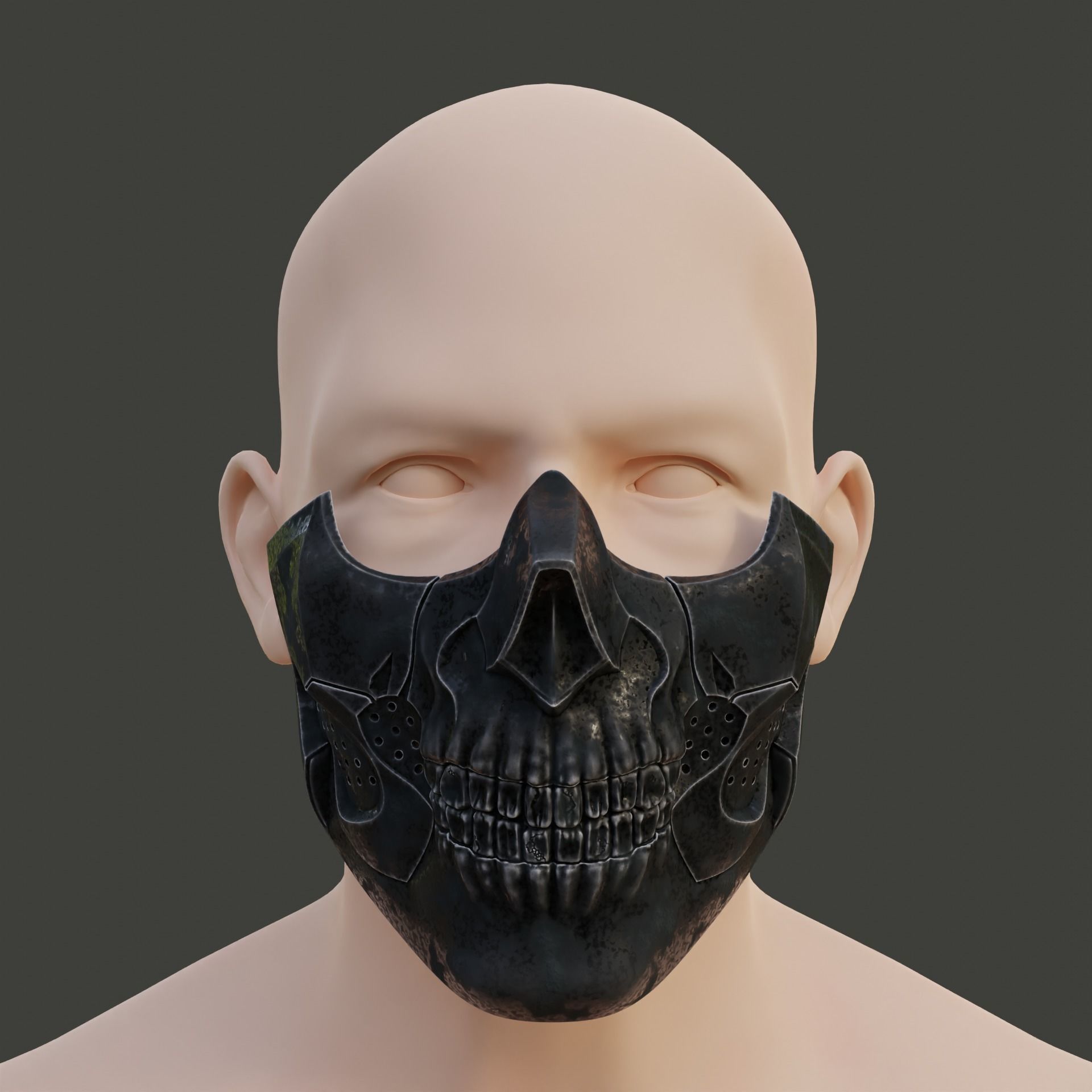 Call of Duty Modern Warfare 3 Ghost Operator Skull Mask 3D print model_2