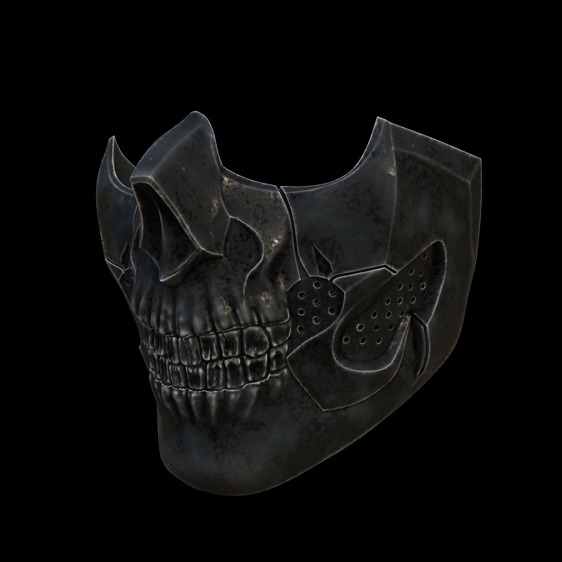 Call of Duty Modern Warfare 3 Ghost Operator Skull Mask 3D print model_16
