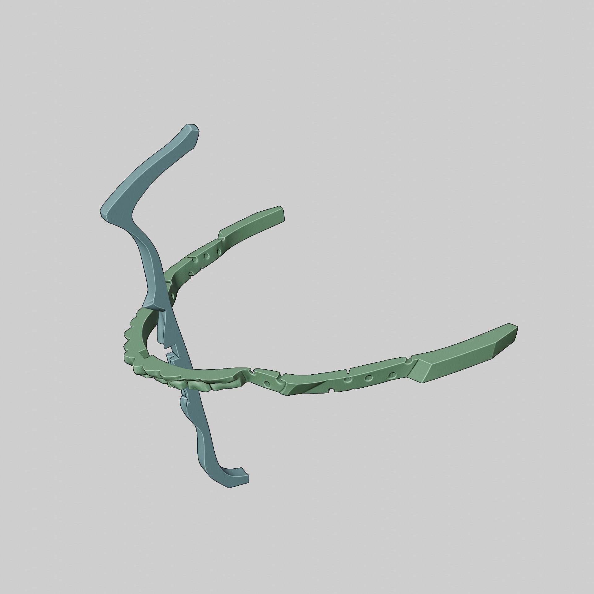 Call of Duty Modern Warfare 3 Ghost Operator Skull Mask 3D print model_9