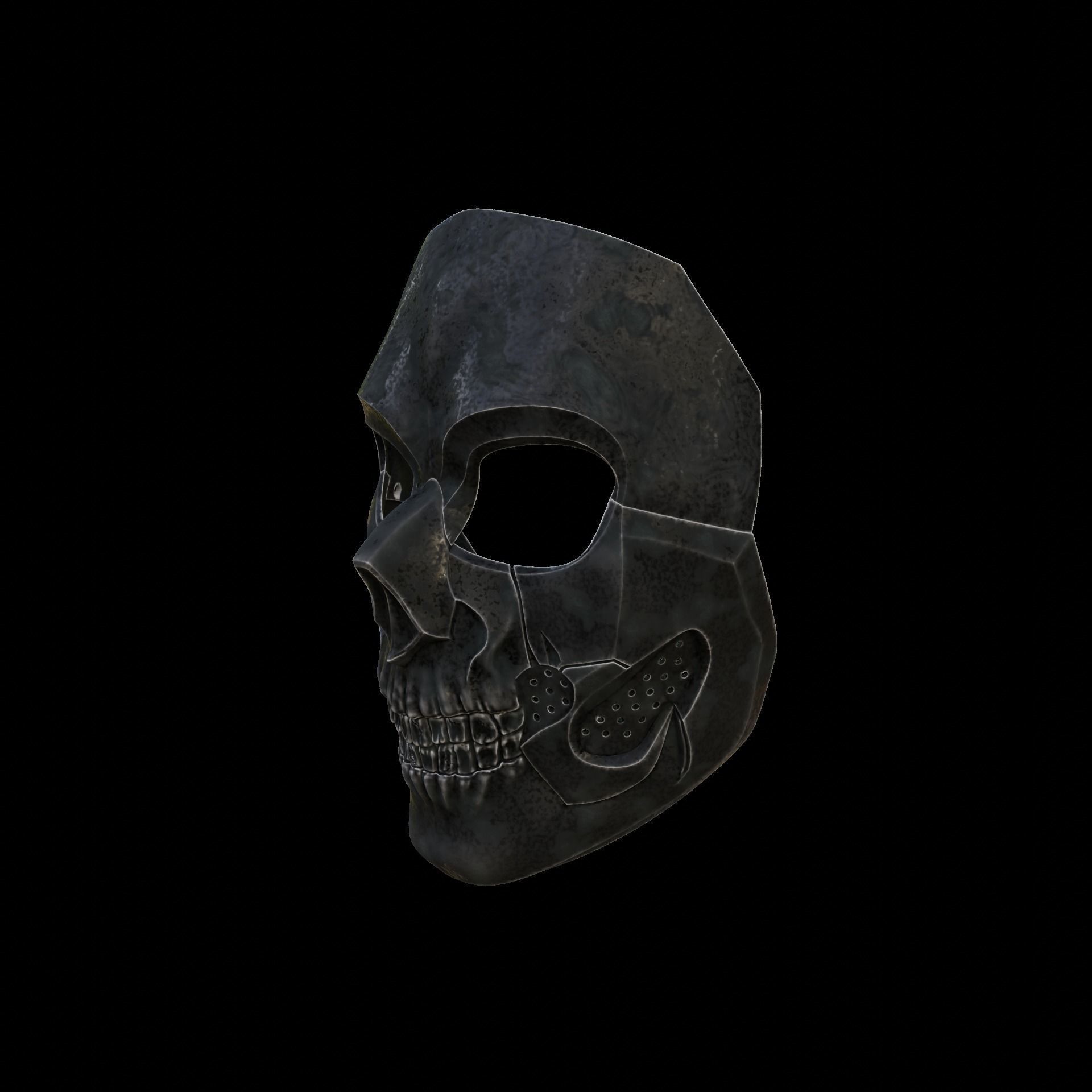 Call of Duty Modern Warfare 3 Ghost Operator Skull Mask 3D print model_23