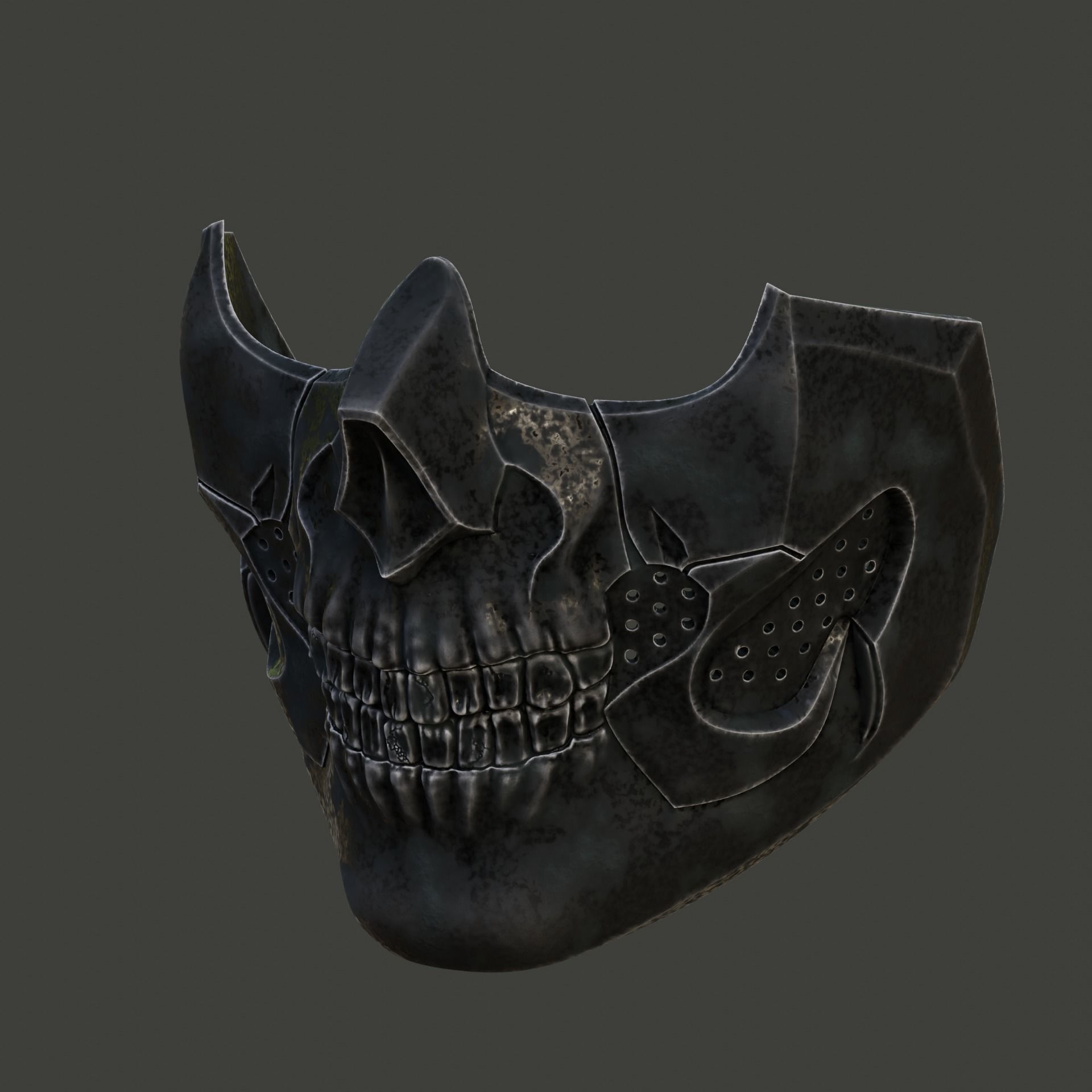 Call of Duty Modern Warfare 3 Ghost Operator Skull Mask 3D print model_17