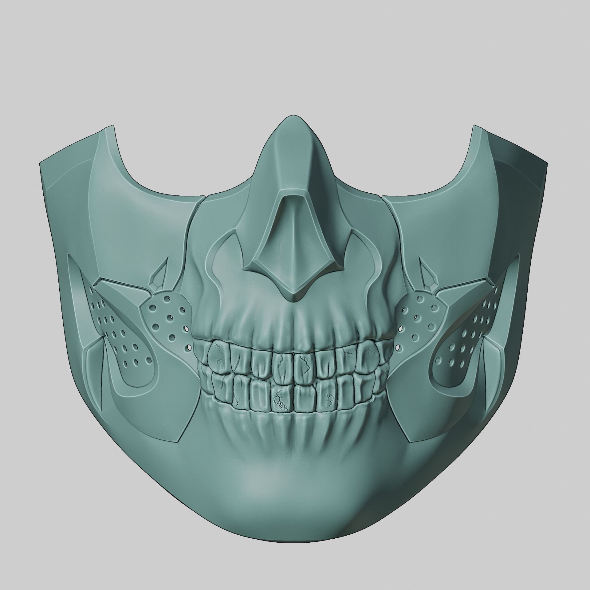 Call of Duty Modern Warfare 3 Ghost Operator Skull Mask 3D print model_12