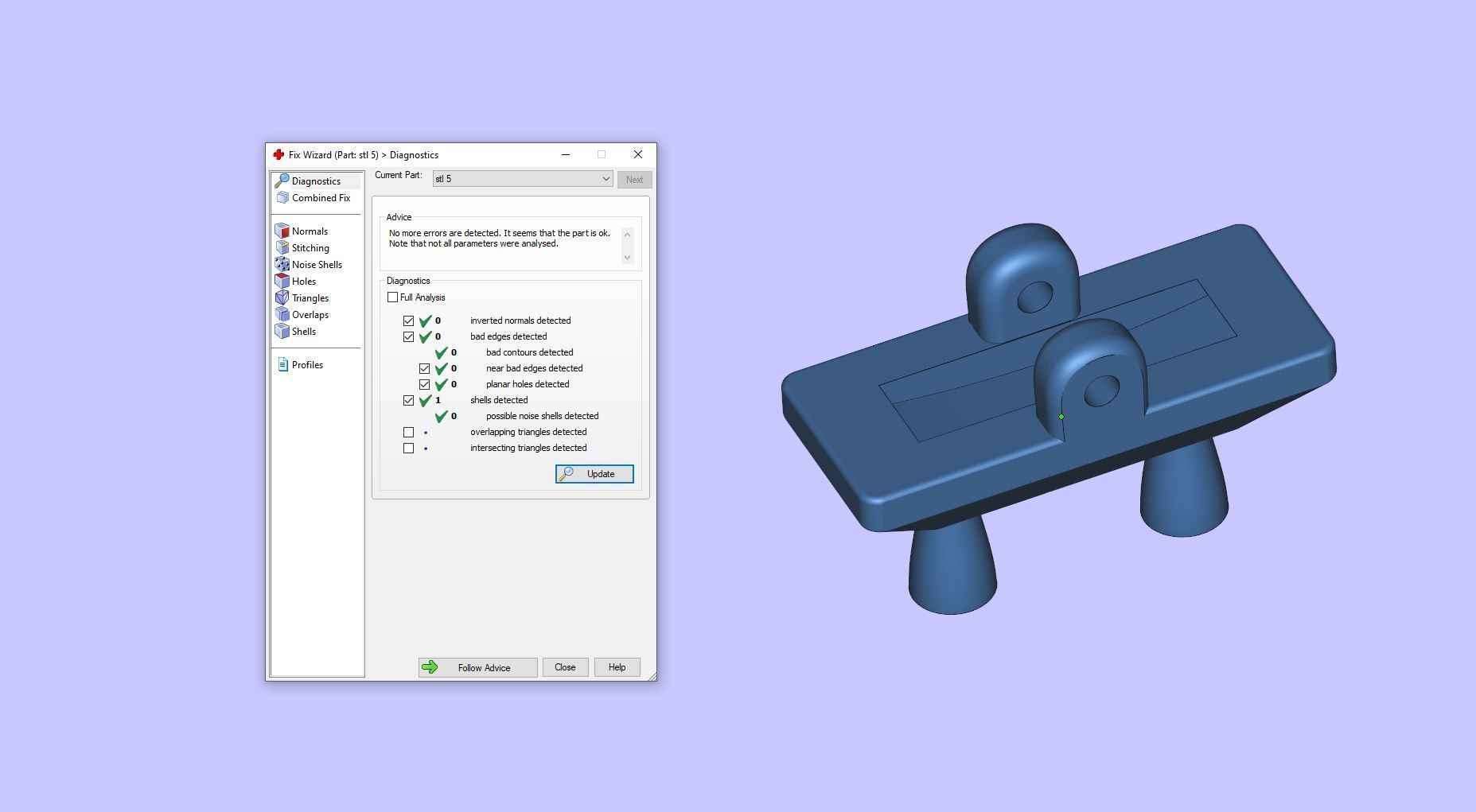 Gold N1099 Diamond Cufflinks 3D print model_14