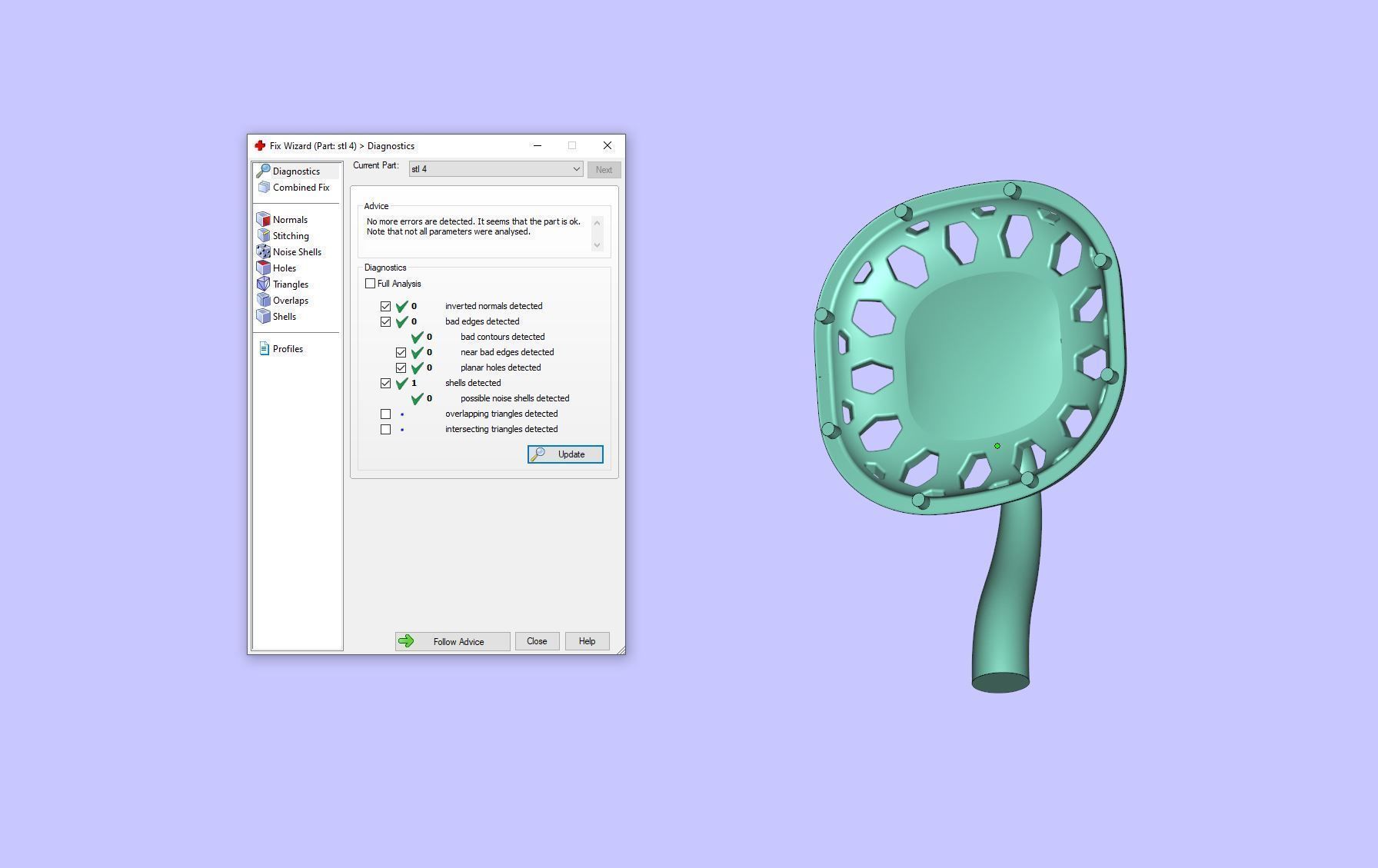 Gold N1099 Diamond Cufflinks 3D print model_13