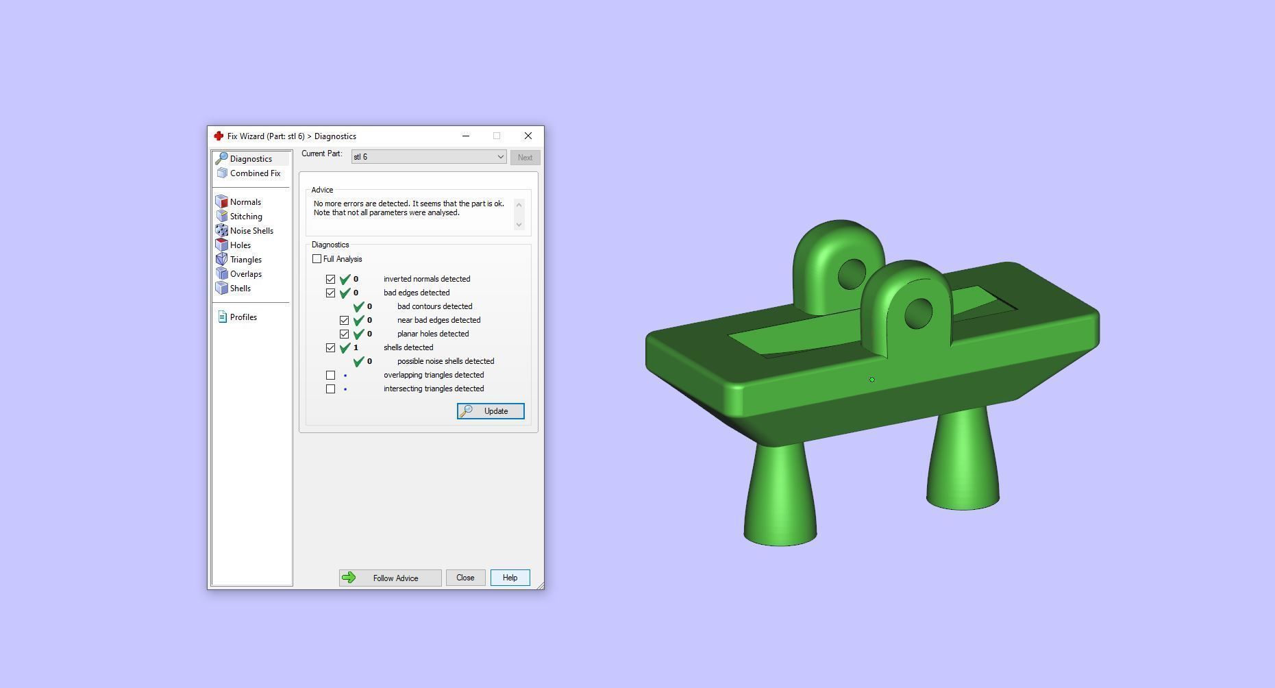 Gold N1099 Diamond Cufflinks 3D print model_15