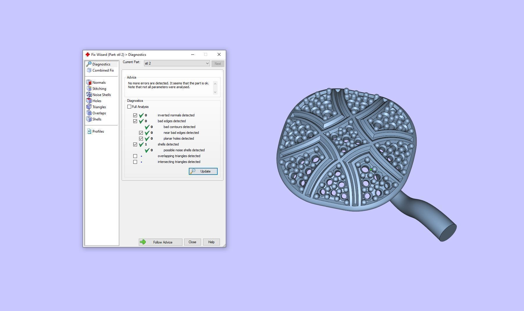 Gold N1099 Diamond Cufflinks 3D print model_11