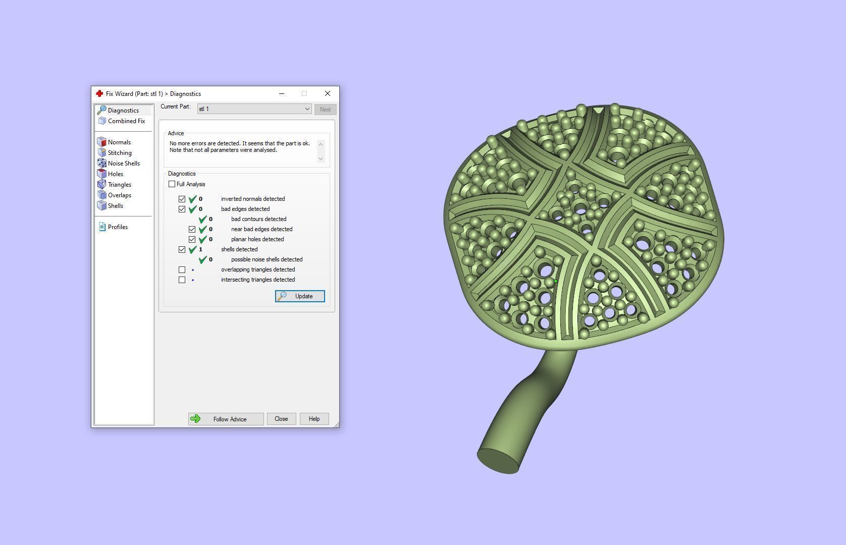 Gold N1099 Diamond Cufflinks 3D print model_10