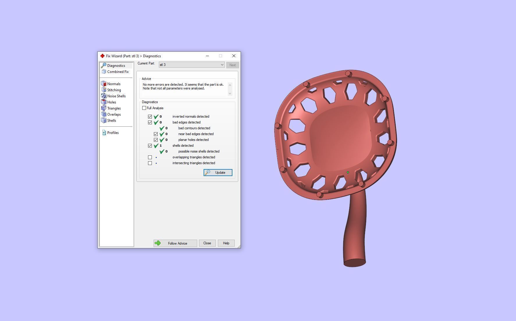 Gold N1099 Diamond Cufflinks 3D print model_12