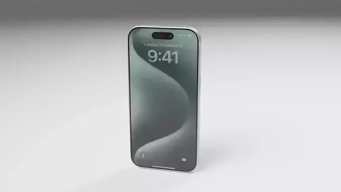 SmartPhone apple 15 Low-poly 3D model