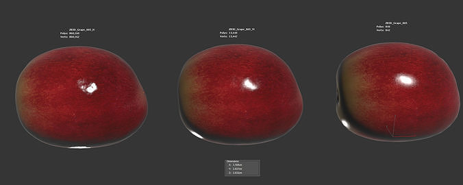 Grape 3D model 6