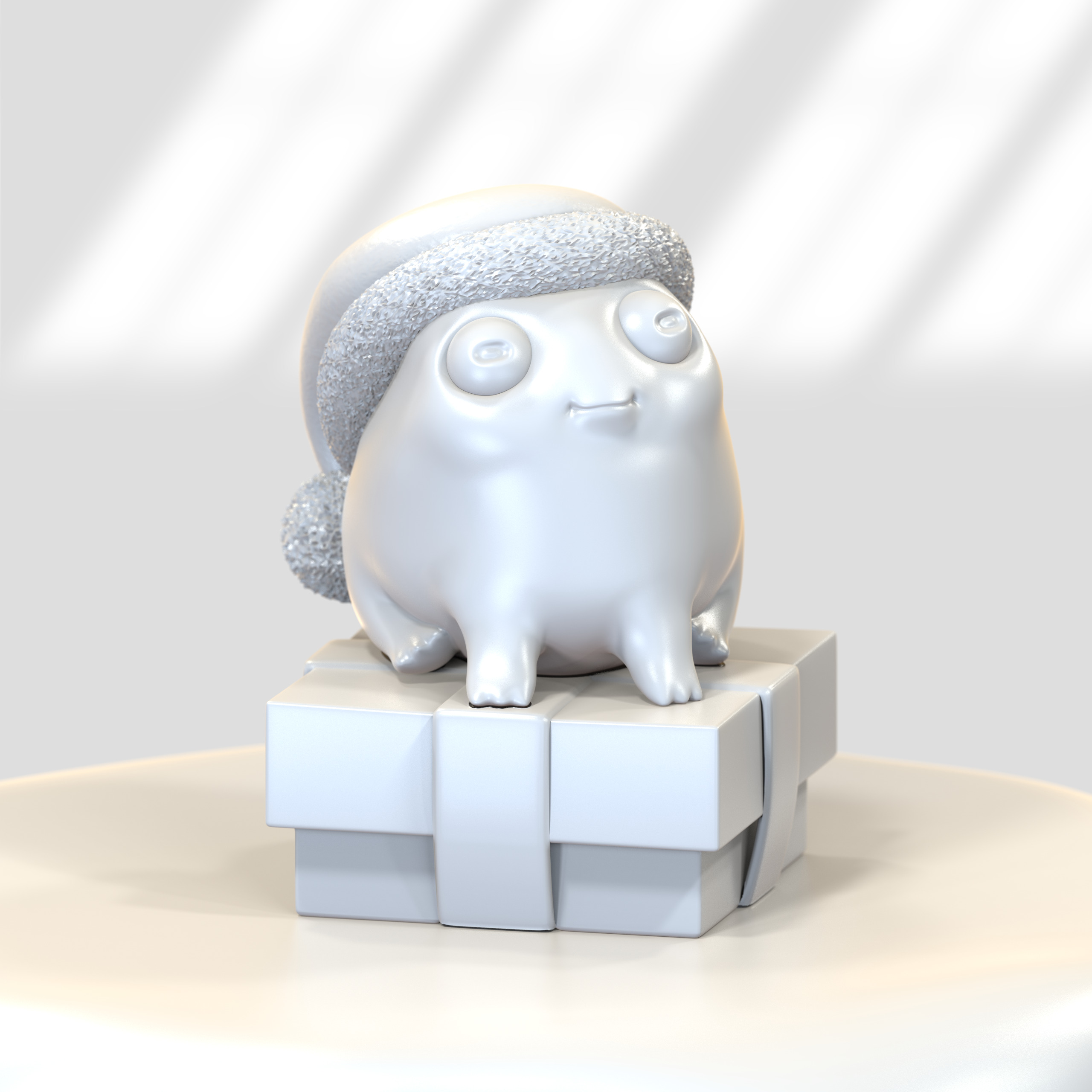 Christmas Frog 3D print model_8