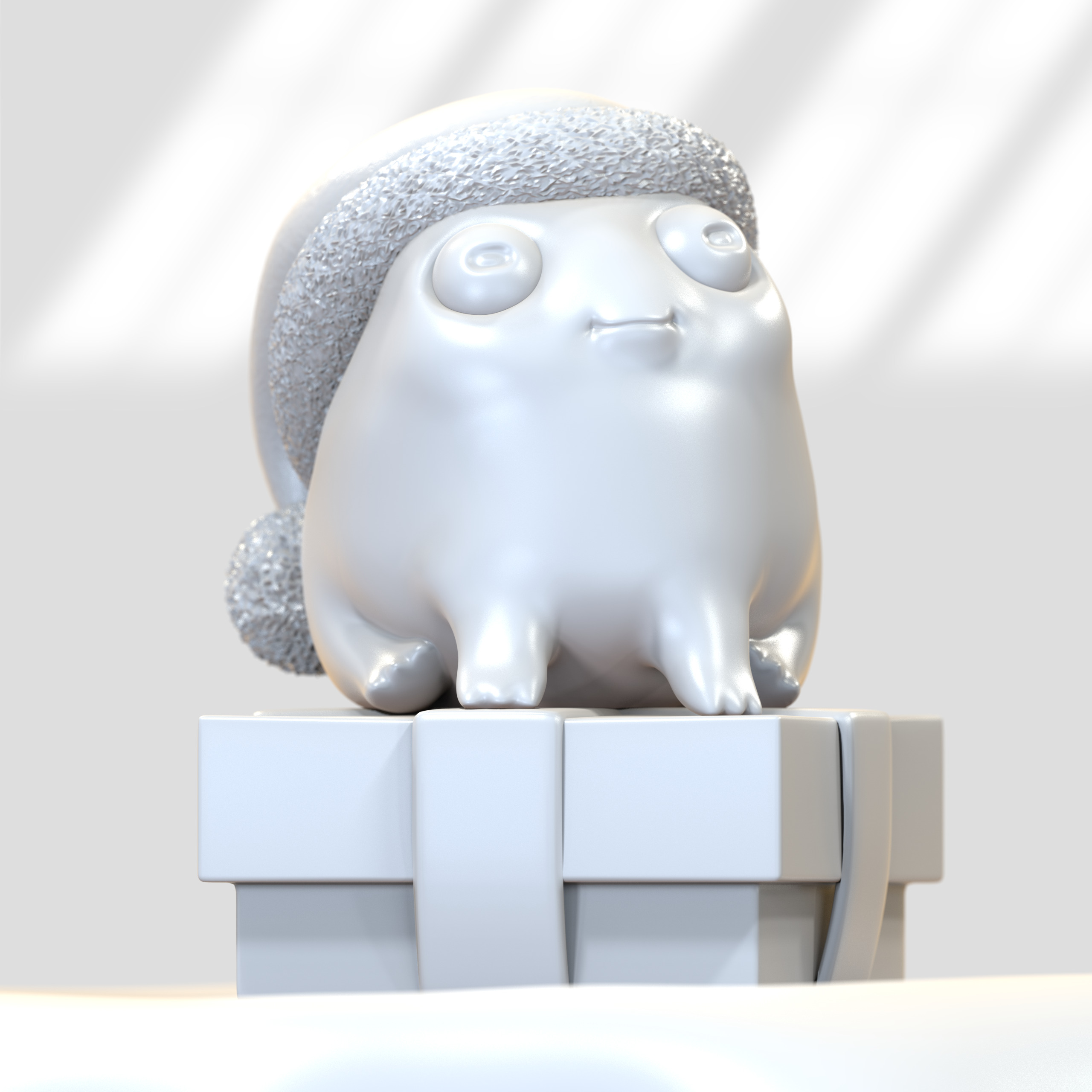 Christmas Frog 3D print model_9