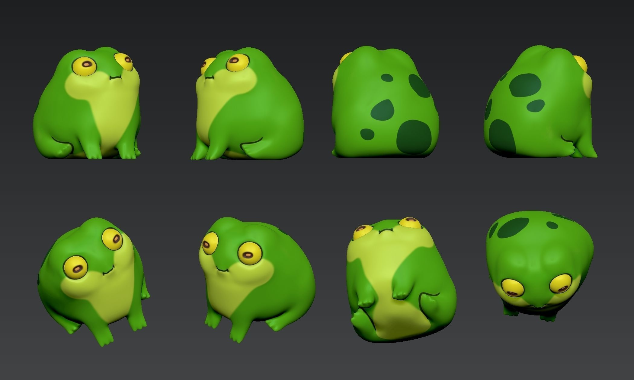 Christmas Frog 3D print model_7