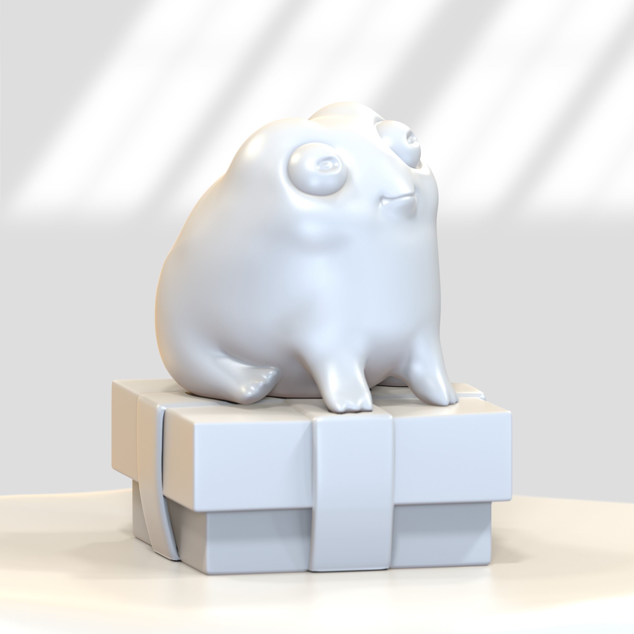 Christmas Frog 3D print model_10