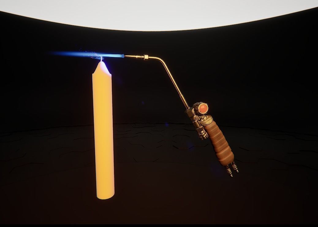 Welding Torch Low-poly 3D model_7