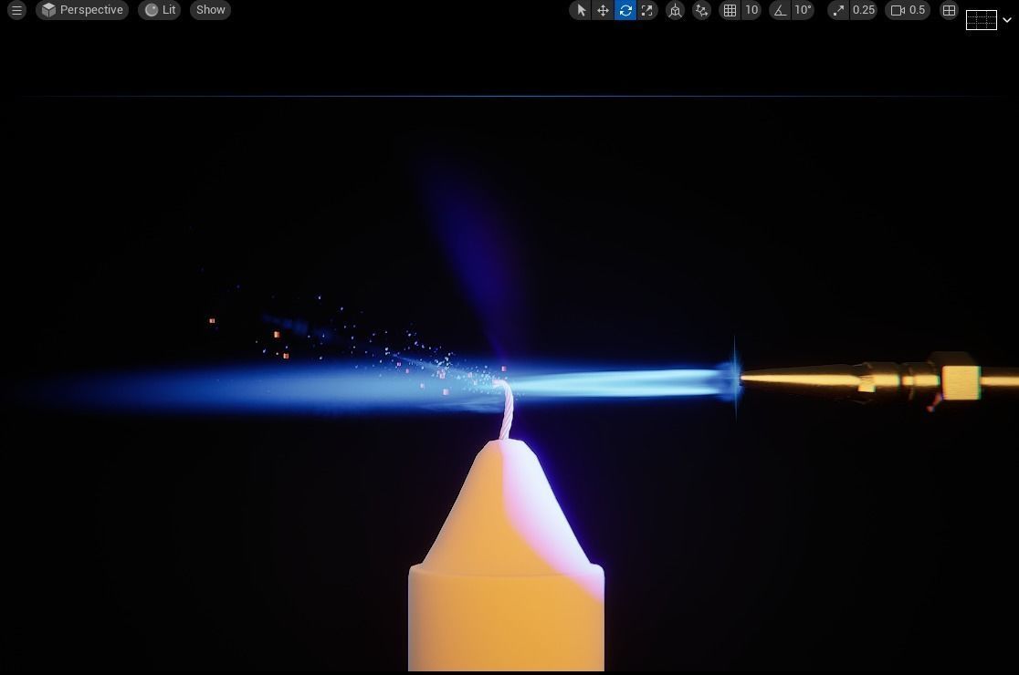 Welding Torch Low-poly 3D model_9