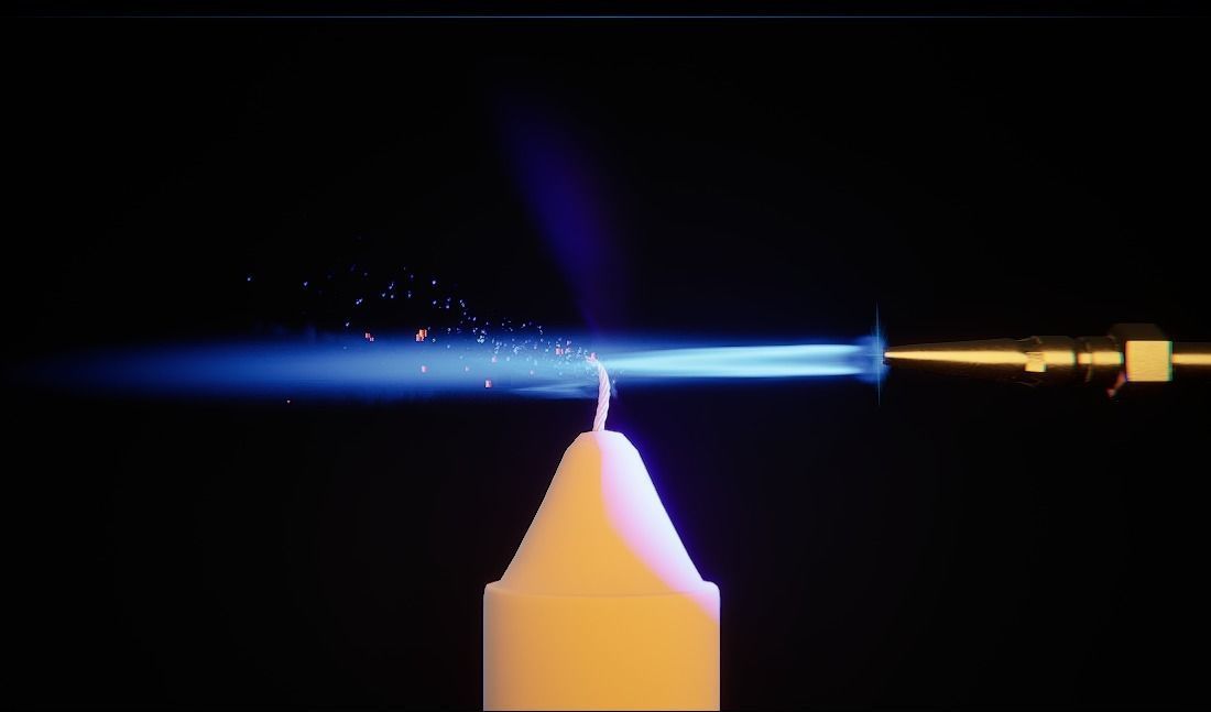 Welding Torch Low-poly 3D model_8