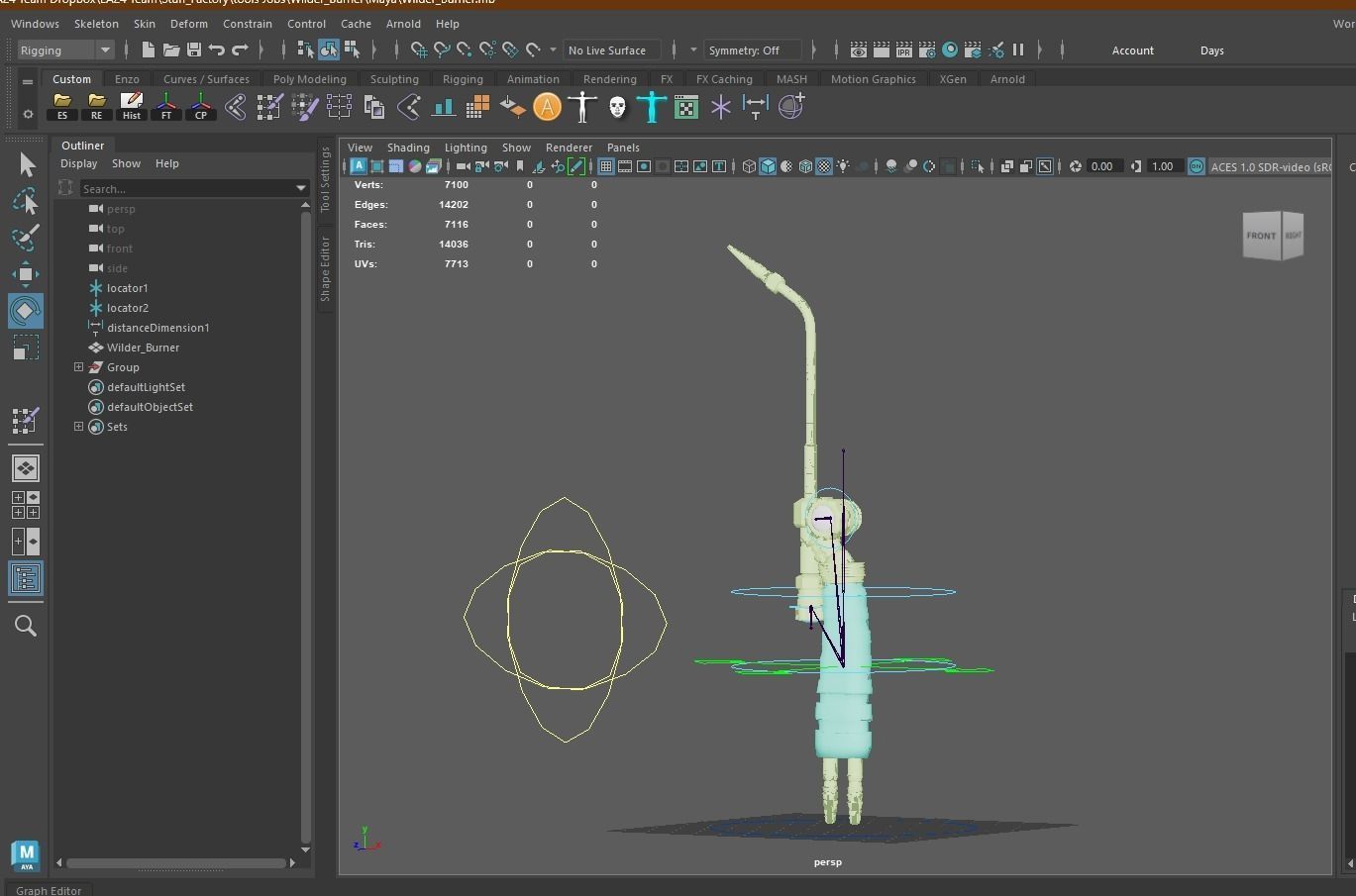 Welding Torch Low-poly 3D model_6
