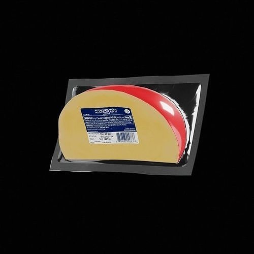 Cheese Edam 3D model 4