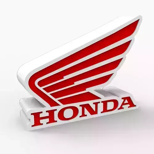 Motocyclette Honda Logo  Lamp