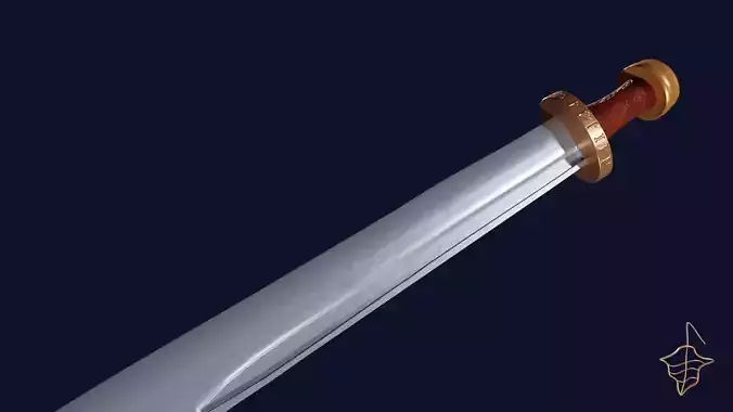 Falchion sword with Spatha handle