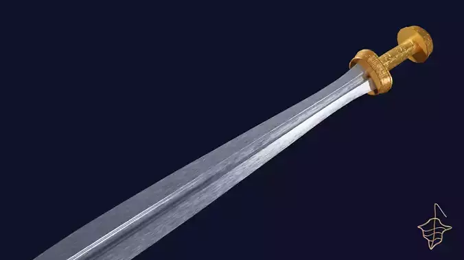 Xyphos sword with Langsax handle
