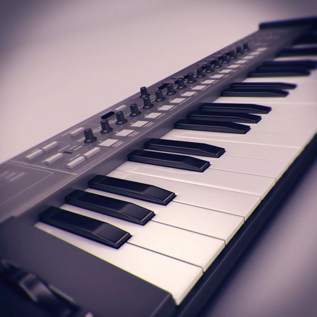 Synthesizer 3D model_0