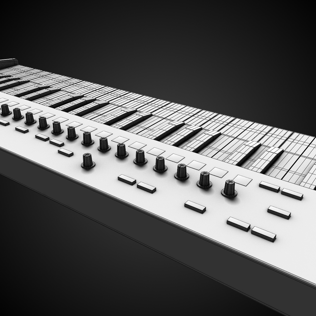 Synthesizer 3D model_9