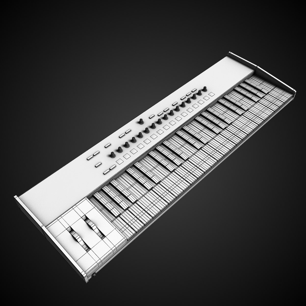 Synthesizer 3D model_5