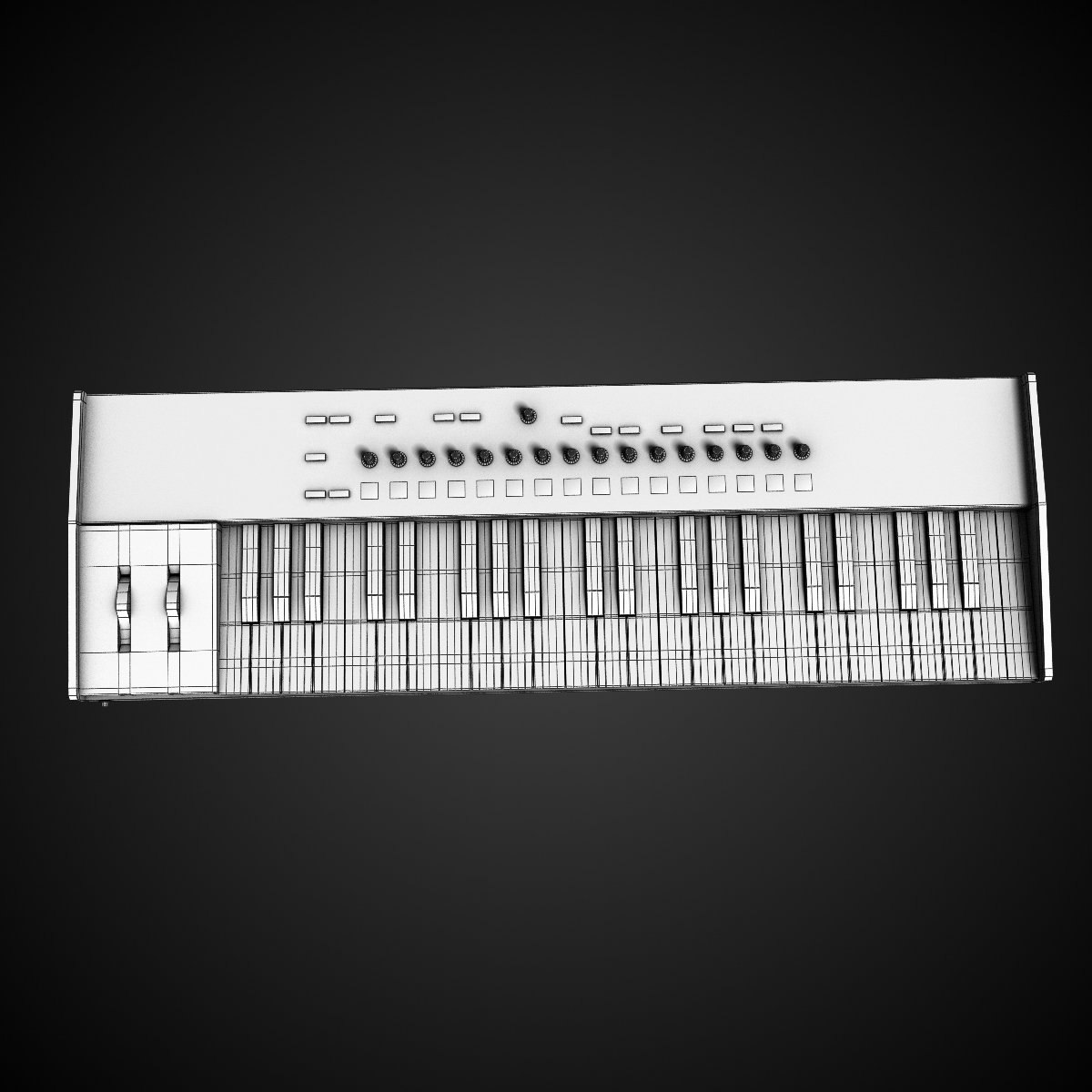 Synthesizer 3D model_7