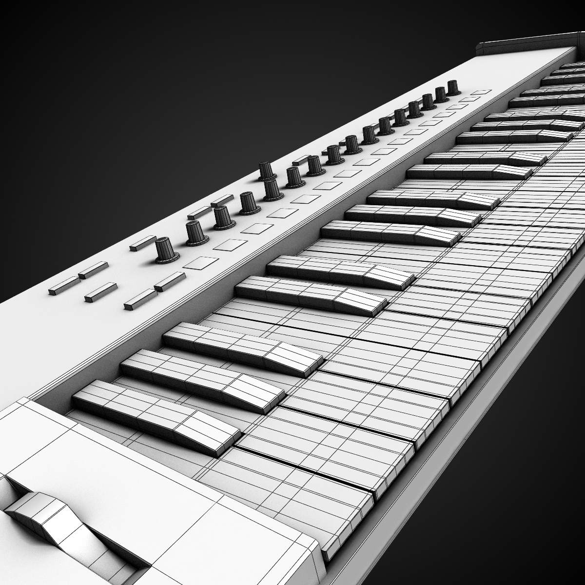 Synthesizer 3D model_6