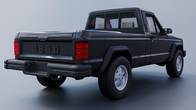Jeep Comanche 1985  3D print model 6