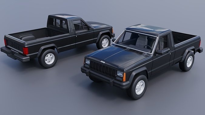 Jeep Comanche 1985  3D print model 2