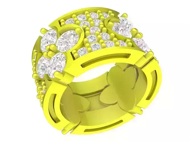 Fashion Diamond Eternity Women Ring 7368A