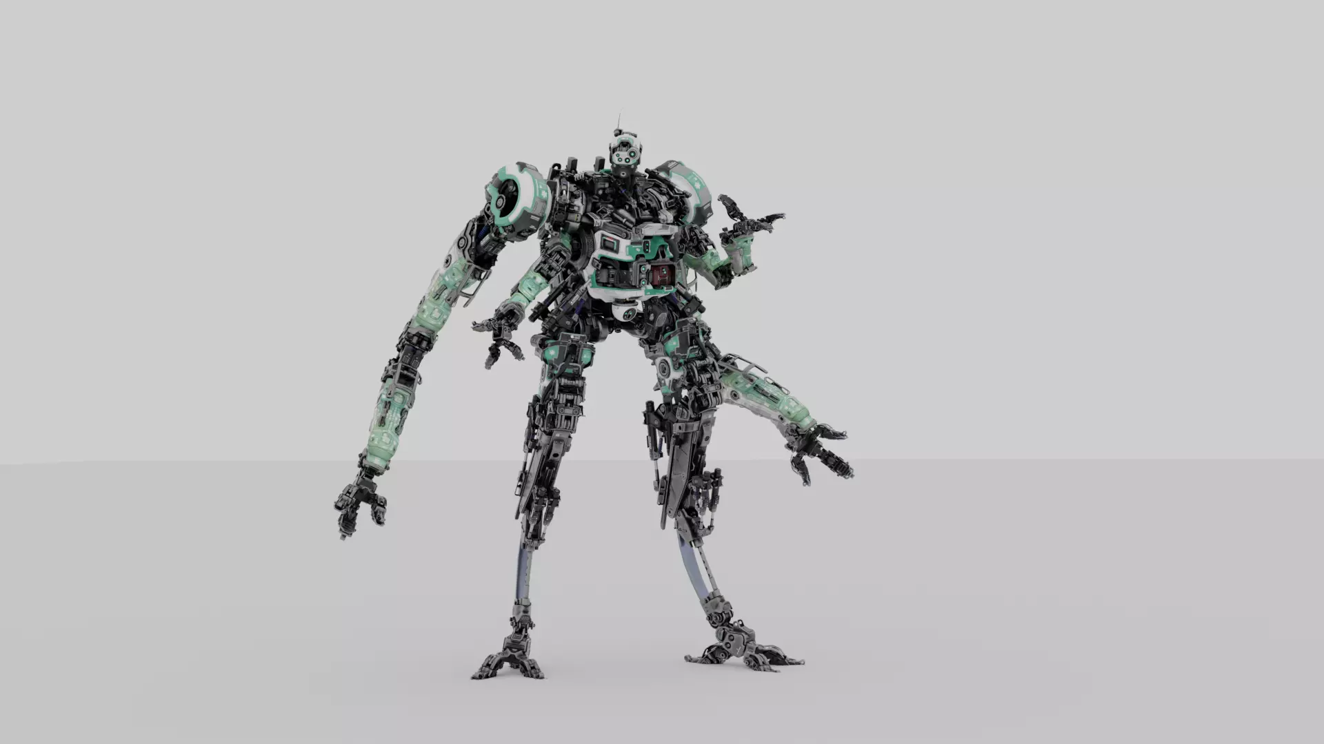 Spider Robot Soldier  3D model_0