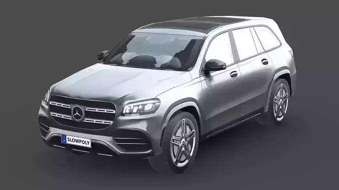 Mercedes-Benz GLS Low-poly 3D model