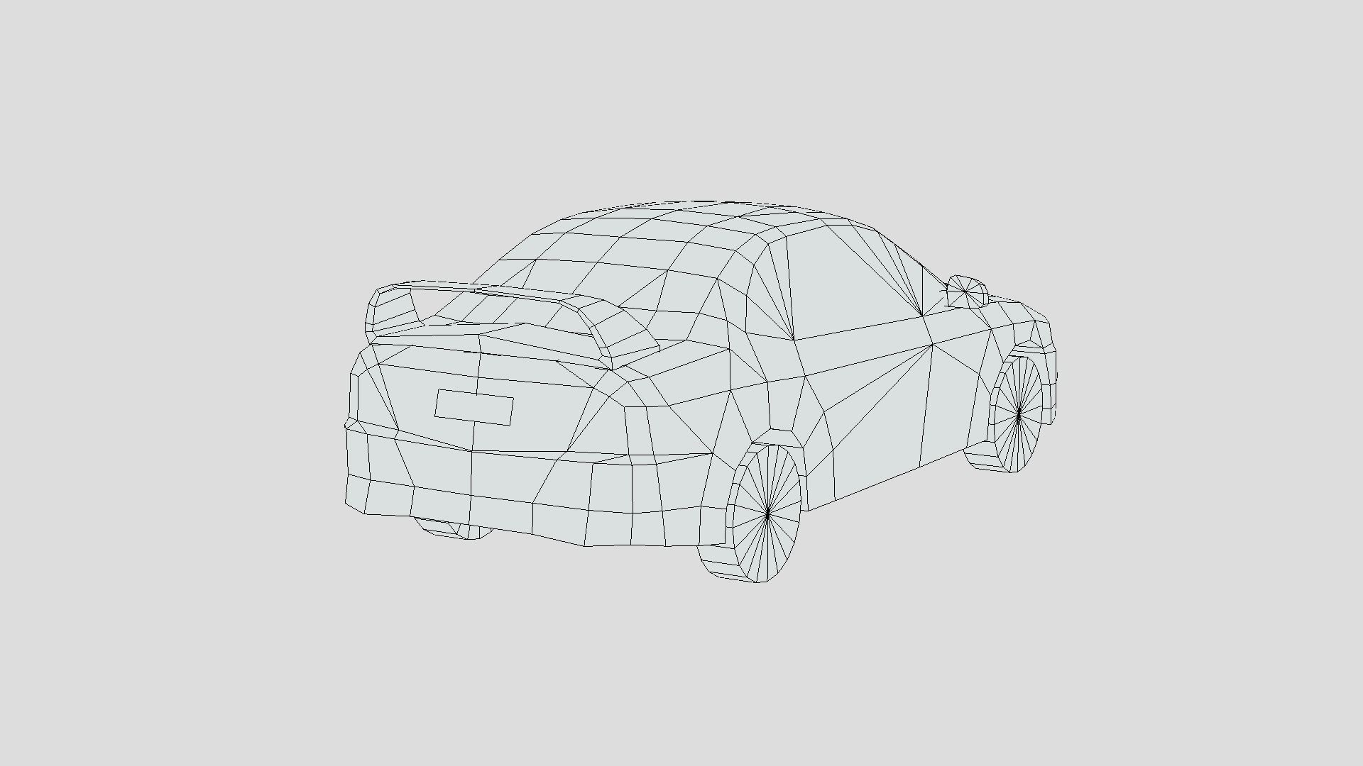 Mitsubishi Lancer Evolution 1997 Low-poly 3D model_5