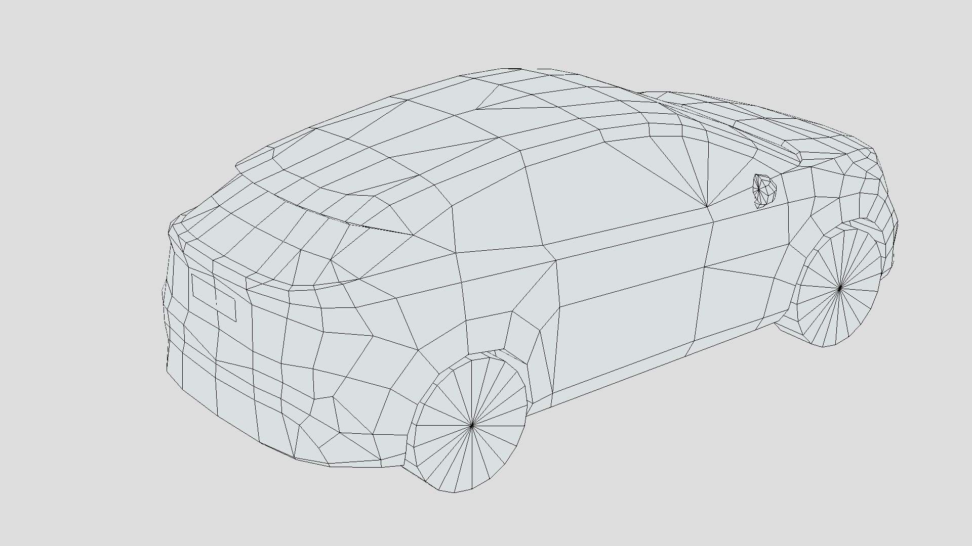 Nissan Ariya 2020 Low-poly 3D model_6