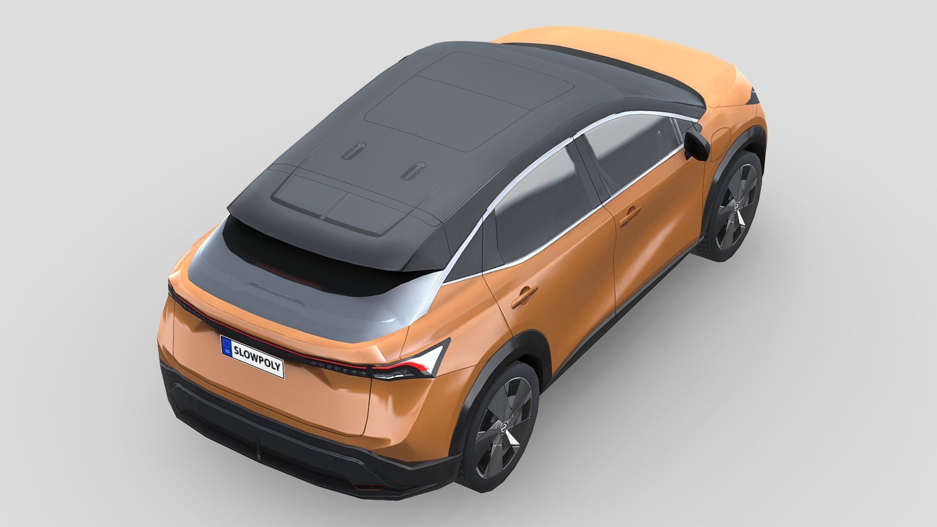 Nissan Ariya 2020 Low-poly 3D model_3