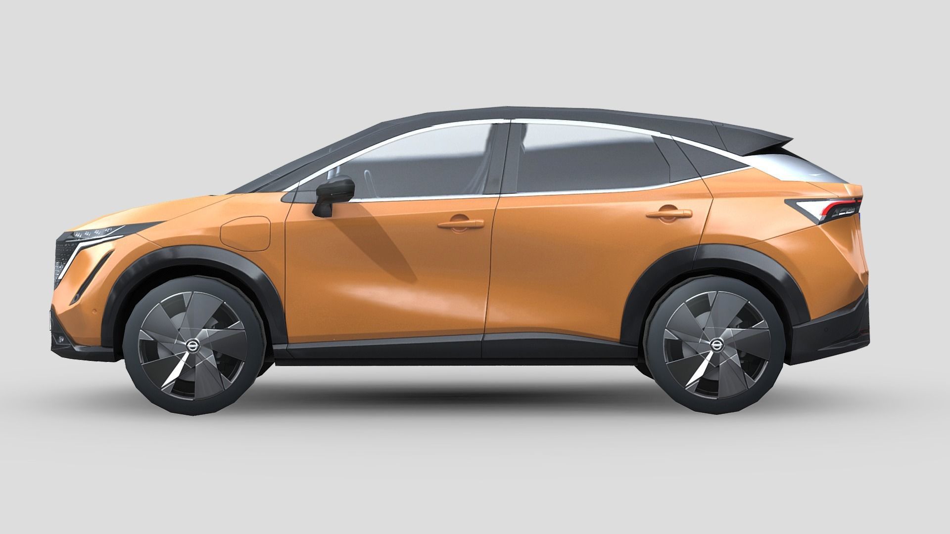 Nissan Ariya 2020 Low-poly 3D model_4