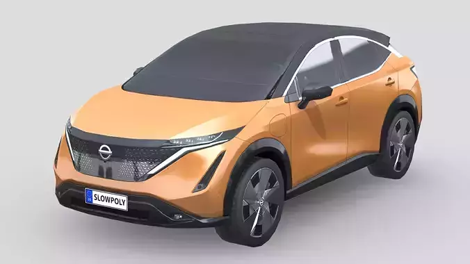 Nissan Ariya 2020 Low-poly 3D model