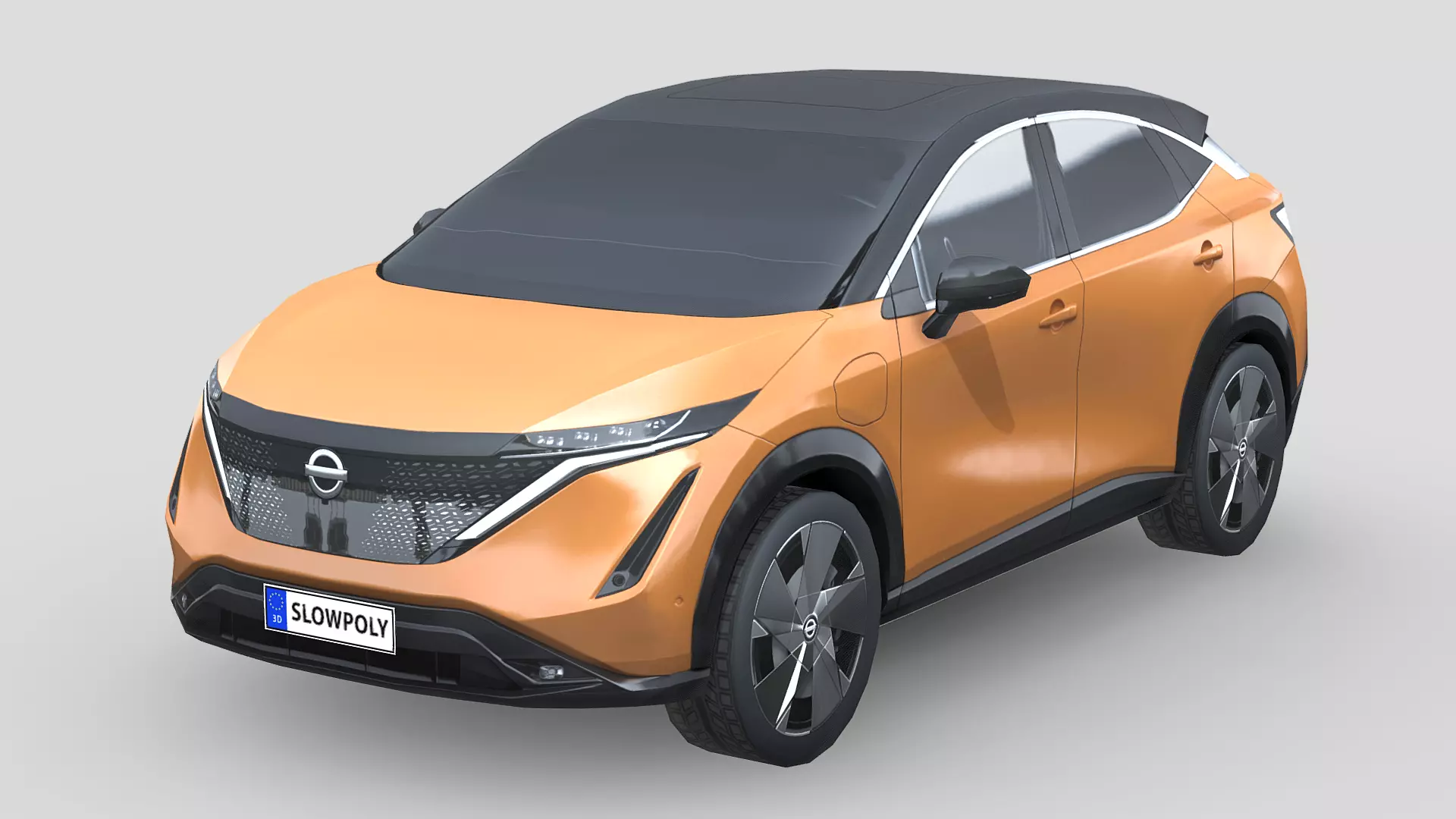 Nissan Ariya 2020 Low-poly 3D model_0