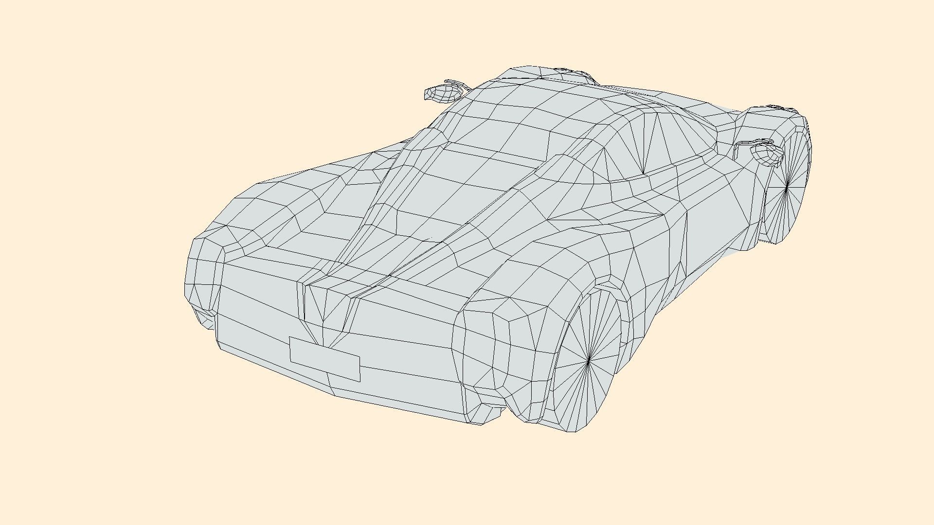 Pagani Utopia Low-poly 3D model_5